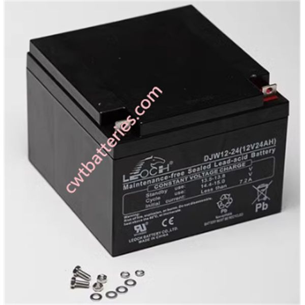 Buy OEM LEOCH DJM12-24 VRLA Batteries AGM Technology 12V 24AH at wholesale prices