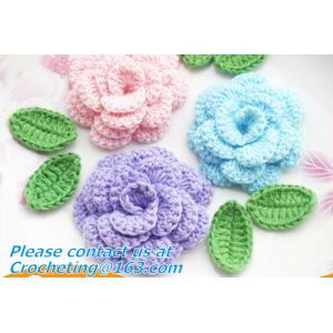 crochet flower necklace, crochet collar necklace, necklace, Crochet Flower