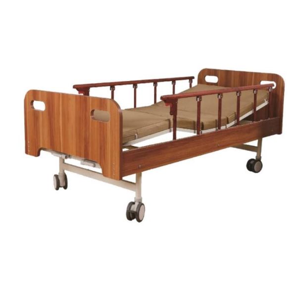 Hemodialysis Mechanical Hospital Bed With Aluminum Fence , Two Cranks Medicare