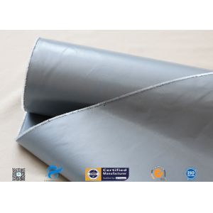 360GSM Plain weaving silicone coated fiberglass cloth For Hot Air Tunnel Curtain