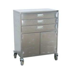 China Medical Trolleys , Stainless Steel Hospital Drug Transfer Trolley on sale