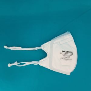 Niosh White Folding Medical Grade Face Mask BFE 99.9%