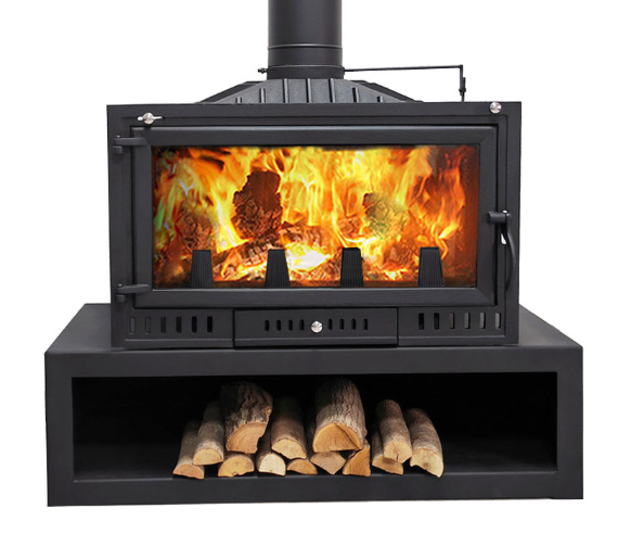 Household Fireplace Heater Embedded True Firewood New European Type True Fire Fireplace Burning Firewood