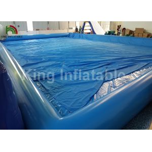 Giant Rectangular 20 X 15m Inflatable Swimming Pools Durable And Airtight
