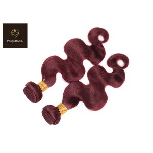 14inch 99j Body 800 Reinforced Vibrant Colored Human Hair Bundles Body Wave