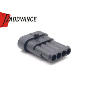 282106-1 4 Pin AMP SUPERSEAL 1.5 Series Waterproof Male Connectors For Ducati