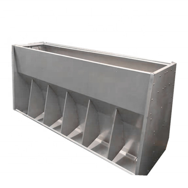 Buy Weaning Pig Livestock Feeding Equipment Stainless Steel Hog Feeders at wholesale prices