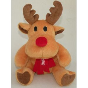 Coca Cola Moose / Reindeer Stuffed Animal Toys Personalized Plush Toys