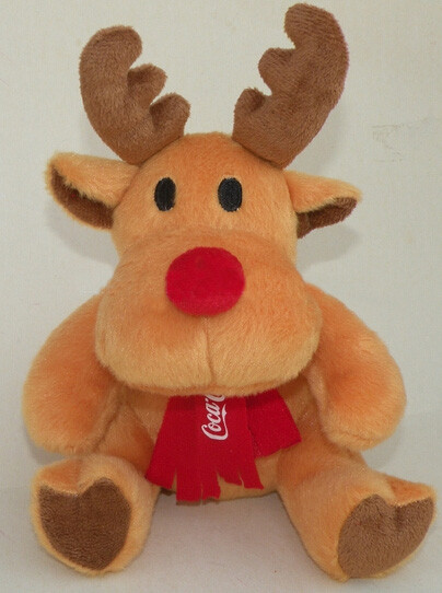 Buy Coca Cola  Moose / Reindeer Stuffed Animal Toys Personalized Plush Toys at wholesale prices
