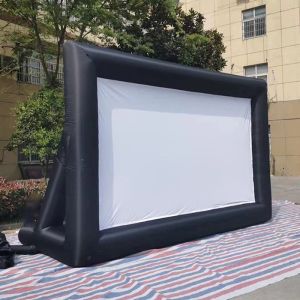 Customized Outdoor Giant Inflatable ground 16X9Ft Inflatable screen for Play a