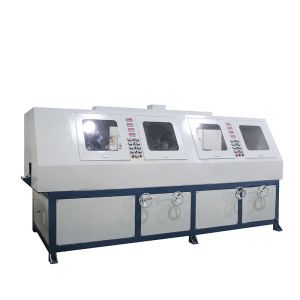 4 Heads Square Stainless Steel Tube Polishing Machine High Efficiency