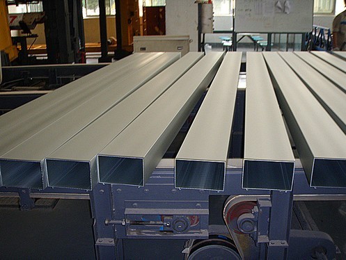 Bronze Drilling Construction Aluminium Profile Extrusion Rectangular Powder