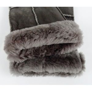 Double Faced Winter Mitten Shearling Sheepskin Gloves