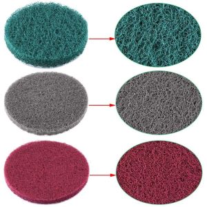 4 Inch Drill Power Brush Tile Scrubber Scouring Pads Cleaning Kit