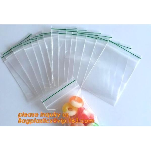 food grade PP PE Zip lockkk bag / clear plastic food bag / zip lock bag for food packaging, Oem Plastic Zip Snack Food Pack