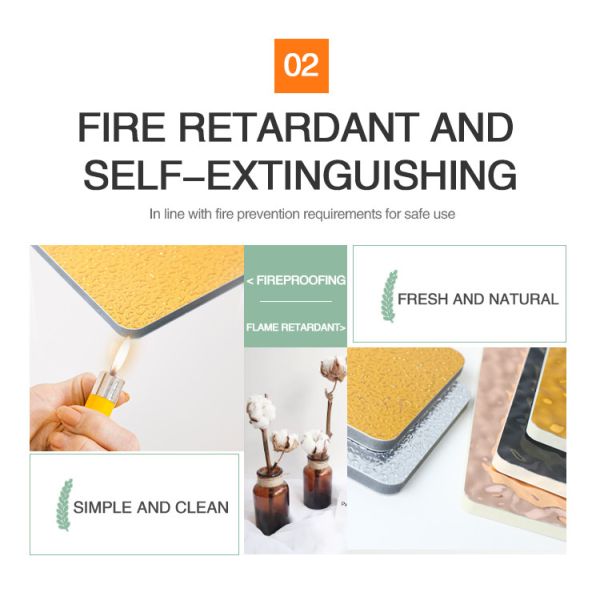 Fireproof Water Ripple Panel Wood Veneer Wall Panel Mould Proof