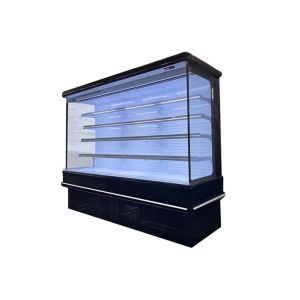 Upright Vegetable Multideck Display Fridge Single Temperature Fan Cooling