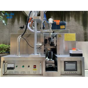 Manual Ultrasonic Liquid Lip Gloss Tube Filling Sealing Machine