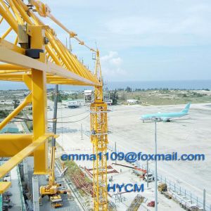TC6020 Topkit Type 10 Tons Dubai Tower Crane 2.0tons End Load at 60mts Boom