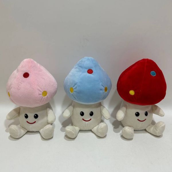 Buy 3 Clrs Talk-Back Mushroom W/ Movement Recording & Repeating Plush Toy BSCI Audit at wholesale prices