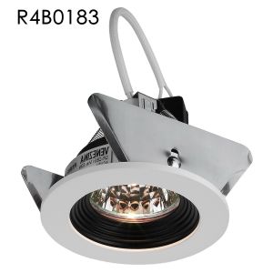 China MR16 Aluminum White Round Trim Cut out 70MM Halogen Spot Downlights Build-in Gu5.3 Ceramic lamp Base on sale