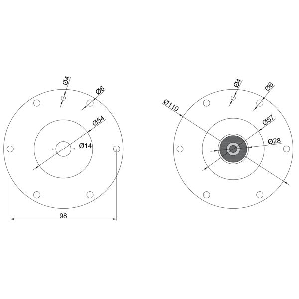 K3502 M1591 Goyen Type Buna Diaphragm Kit For CA/RCA35T CA/RCA40DD CA/RCA40MM Diaphragm Valves