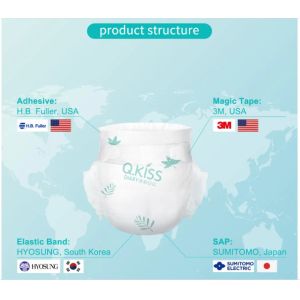 ECO friendly disposable care cotton nappies diaper tape diaper