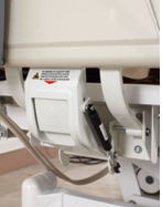 Semi Fowler Adjustable Hospital Bed Central Locking Castors ISO13485 Compliant