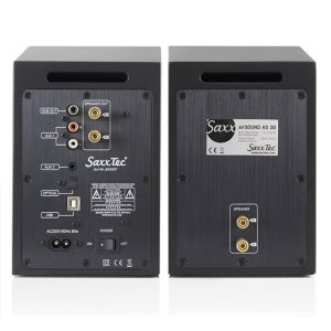 AS30 Bluetooth Bookshelf Speakers 60W Wooden Studio Monitor