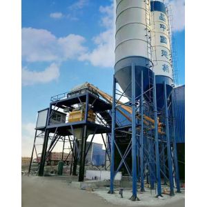 Quality Twin Shaft Concrete Mixing Station 172KW Installed Capacity HZS90 Model for sale