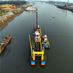Siemens PLC Cutter Suction Lake Mud Dredger with Hydraulic Winch Full Payment