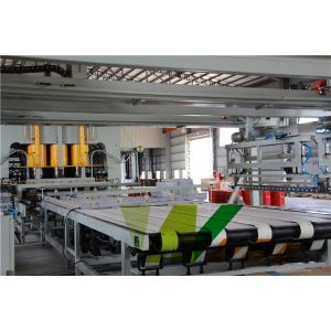 Hot Press Melamine Paper Laminating Machine With Automatic Caul Plate Changing