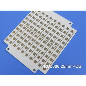 2L RO3006 RF PCB 1oz Copper White Silkscreen With ENIG