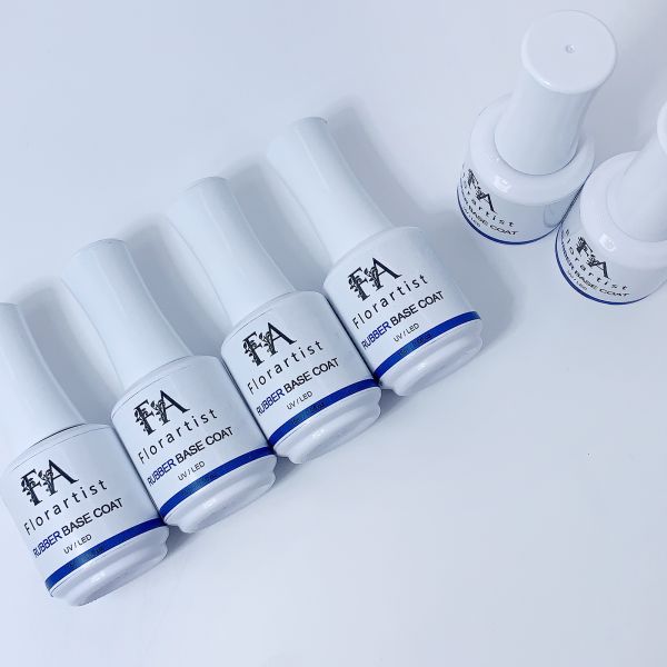 Private Label Strong Rubber Base and Top Coat Nail Gel Polish Color 15ml Soak Off UV Base Top Coat Gel Wholesale