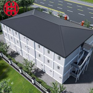 Expandable Modular Prefabricated House with Steel Detachable Container Design