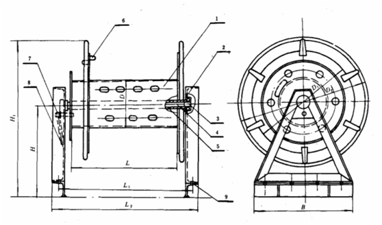 Manual Operate Bond Cable Reel CB*875-78