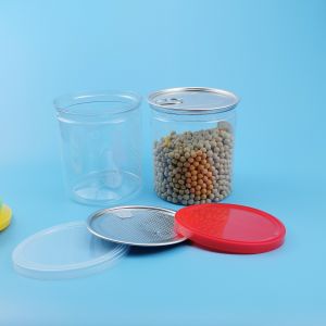 SGS Food Grade PET Airtight Anti Leak Plastic Food Jars
