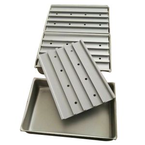 Quality Customized rectangle aluminum alloy trays with lid or cover for sale