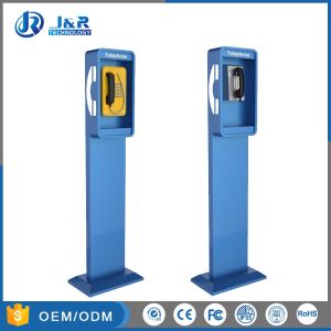 Vandal Resistant Highway Emergency Phone Pillar , Roadside Phone Protection