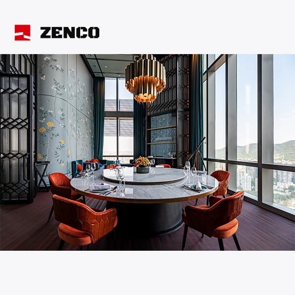 Hotel Restaurant Furniture Set Includes Electric Dining Table With Matching