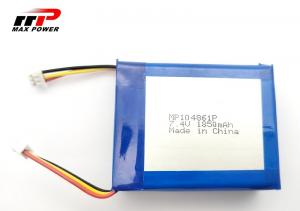 China 104861P 1850mAh 7.4V Lithium Polymer Battery For Wireless Bluetooth Printer on sale