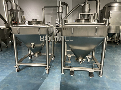 Industrial Application Granule Storage Spice Powder Storage Silo Vacuum Conveyor