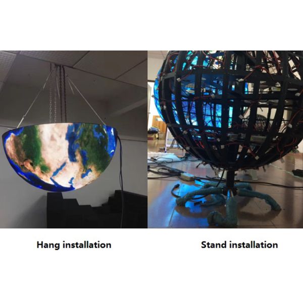 alibaba china 360 ball led sphere display round factory