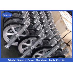 Aluminum Sheaves Neoprene Lined Conductor Stringing Pulley Block