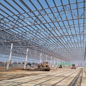 Customized 50mm Panel Steel Frame Warehouse Q235b Prefabricated