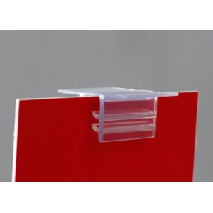 Sign Holder with Flexible Hinges, Adhesive Bottom, Swing Sign Holder