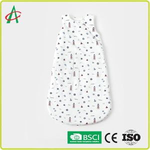 CE Quilted Sleeveless Infant Sleeping Bag With Zipper