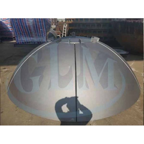 7000mm Diameter ASME Stamping Segmented Tank Heads For Vessels Or Tanks