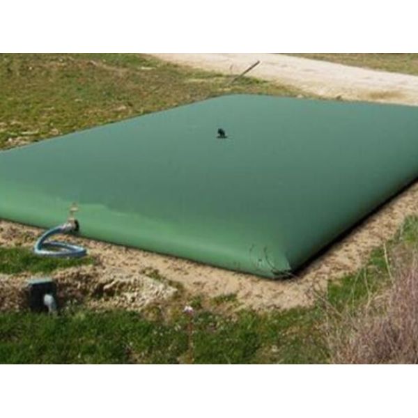 Vehicle Collapsible Water Container ,Dark Green Color 3500 Liter Water Bladder Tank