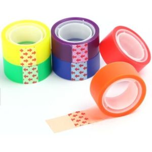 Quality printed stationery bopp printed packing tape for decoration,Stationery BOPP adhesive Tape Office Tape with SGS Certifica for sale